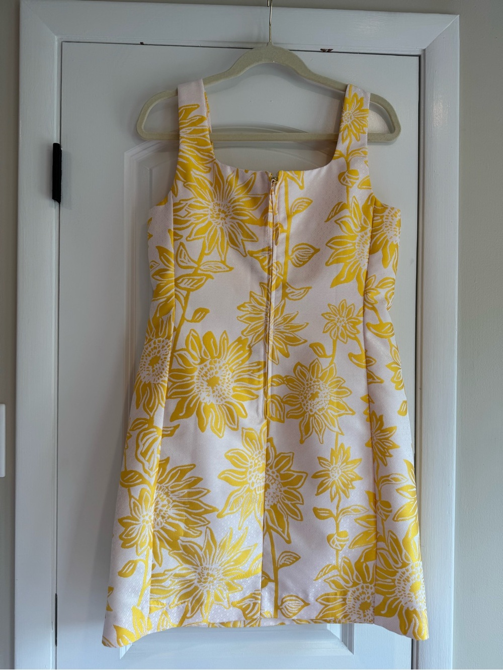 Lilly Pulitzer Albright Shift in Yellow Jacquard NWT - Picture 5 of 6